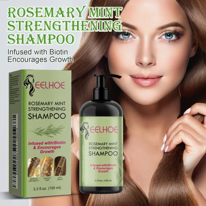 Eelhoe Rosemary Hair Care Series Promote Hair Growth Nourish Strengthen Roots Relieve Scalp Tension Dense Hair Oil With Brush - Image 4