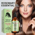 Eelhoe Rosemary Hair Care Series Promote Hair Growth Nourish Strengthen Roots Relieve Scalp Tension Dense Hair Oil With Brush - Image 3