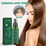 Ouhoe 100ml Ginseng Hair Growth Spray Repair Dry Frizzy Hair Oil Avocado Moisturize Hair Mask Nourish Scalp Anti Hair Loss Mist - Image 2