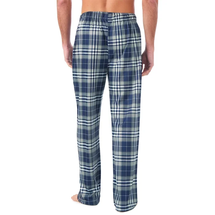 Men's Home Pants Cotton Flannel Autumn Winter Warm Sleep Bottoms Male Plus Size Plaid Print Sleepwear Pajama Pants For Men - Image 5