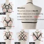 2024 New Summer Women's Fashion Lingerie Hollow Harness Bra Tops Push Up Bralette Bustier Sexy Bandage Bra - Image 6
