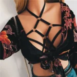 2024 New Summer Women's Fashion Lingerie Hollow Harness Bra Tops Push Up Bralette Bustier Sexy Bandage Bra