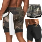 GITF 2024 Running Men Shorts Summer Sports Quick-Dry Wear Jogging Shorts Male Gyms Fitness Workout Sportwear Compression Shorts