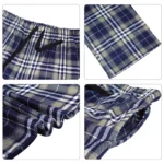 Men's Home Pants Cotton Flannel Autumn Winter Warm Sleep Bottoms Male Plus Size Plaid Print Sleepwear Pajama Pants For Men - Image 6