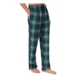 Men's Home Pants Cotton Flannel Autumn Winter Warm Sleep Bottoms Male Plus Size Plaid Print Sleepwear Pajama Pants For Men - Image 4