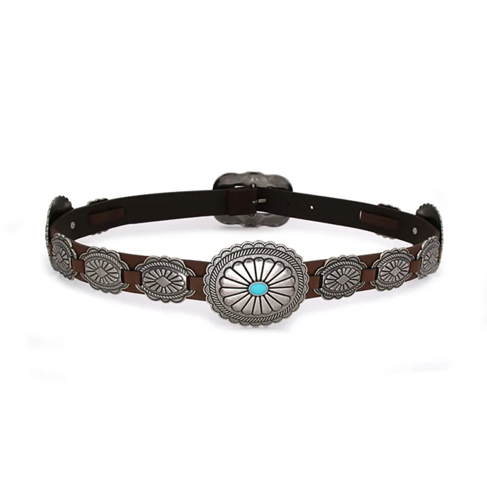 Rock Retro Heavy metal band cowboy cowgirl Ladie's Belts Waist Decorative Girdle Hit hot Pung Pu Leather For Jeans Accessories - Image 2
