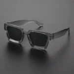 1PC Unisex Plastic Fashion Square Frame Sunglasses For Street Photography And Beach Trips Driving Accessories - Image 3