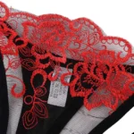 Women Ladies Hollow Out Embroidery Low Waist Lingerie Panties Underwear Panty Brief - Image 2
