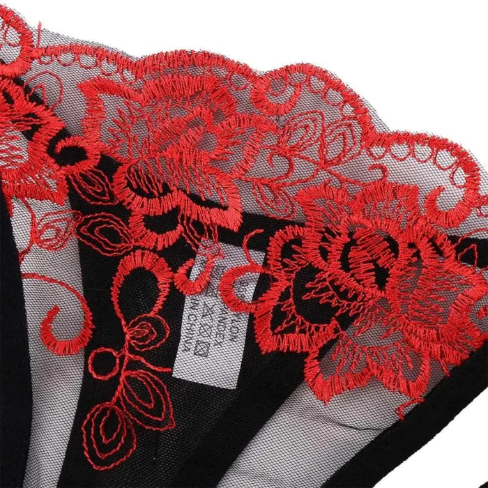 Women Ladies Hollow Out Embroidery Low Waist Lingerie Panties Underwear Panty Brief - Image 2