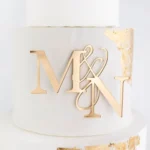 Personalised Name Letters Wedding Cake Topper Custom Family Anniversaire Cake Decorat Wedding Party For Married Couple