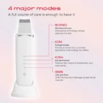 MAXGROOM Ultrasonic Skin Scrubber Deep Cleaning Peeling Shovel EMS Facial Skin Care Face Lifting Machine Ultrasonic Deep Cleaner - Image 2