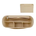Multi-Pocket Handbag Organizer for LV Speedy25/30/35/Gentlewoman Bag Large Capacity Storage Bag Felt Purse Insert Handbag Liner - Image 4