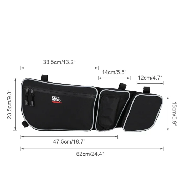 UTV Side Storage Bag Passengerand Driver Side Door Bags Knee Pad For Can Am Maverick X3 Max R RR XMR XDS Turbo DPS 4x4 2017+ - Image 6