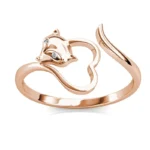 Daisini Luxury Heart Rings for Women Embellished with For Swarovski Crystals Quality Brass Jewelry Bling Accessories - Image 3
