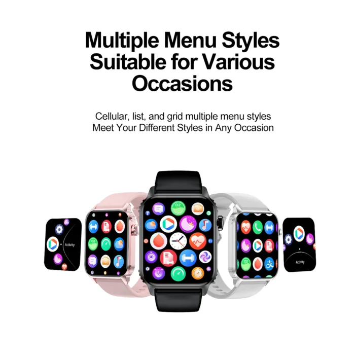 TG08 Smart Watch, 1.85"Smartwatch for Men Women (Answer/Make Call), Fitness Tracker with 100+ Sport Modes, Waterproof Watch. - Image 3