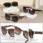 ZENOTTIC Fashion Cateye Polarized Sunglasses for Women - Oversized Sun Glasses UV400 Protection Retro Shades Designer Style - Image 3