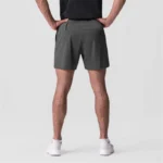 Men's Fitness Shorts Summer Woven Gym Sports Shorts Solid color Training Running Casual Quick-Drying Jogger Workout Short Pants - Image 4