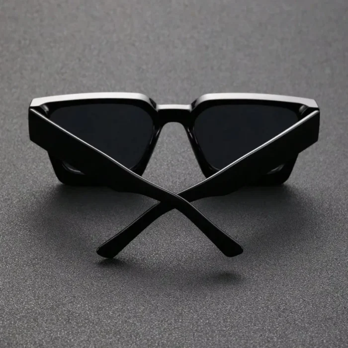 1PC Unisex Plastic Fashion Square Frame Sunglasses For Street Photography And Beach Trips Driving Accessories - Image 6