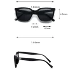 2024 New Square Frame Sunglasses For Women, High-end Light-colored Sunglasses, Summer Sunshade, Retro Sunglasses For Men - Image 6