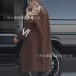 Women Autumn Winter New Fashion Hooded Long Sleeve Loose Cardigan Knitwear Sweater Coat Jackets - Image 4