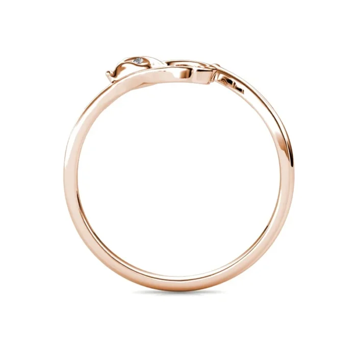 Daisini Luxury Heart Rings for Women Embellished with For Swarovski Crystals Quality Brass Jewelry Bling Accessories - Image 4