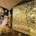 18/24/30/72PCS Shimmer Wall Backdrops Square Sequin Wall Panel Backdrops Party Backdrops for Wedding Anniversary Birthday Decor - Image 2