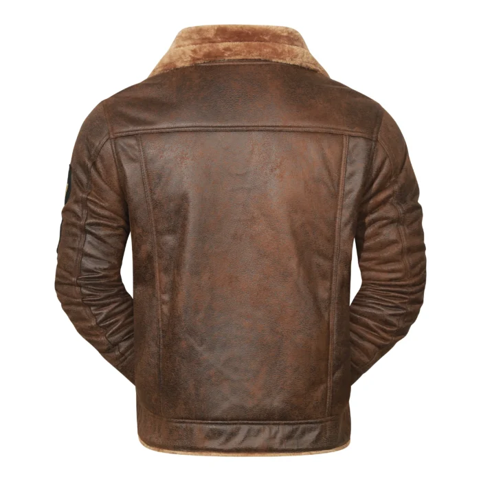 2025 New High Quality Leather Jackets Business Genuine Leather Bomber Jacket Men Real Leather Flights Jacket Black Pilot Coats - Image 2