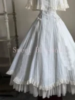 French Elegant Sweet Lolita Dress Women Bow Lace Patchwork Princess Party Dresses New Slim Fashion Hepburn Clothing Summer 2025 - Image 4