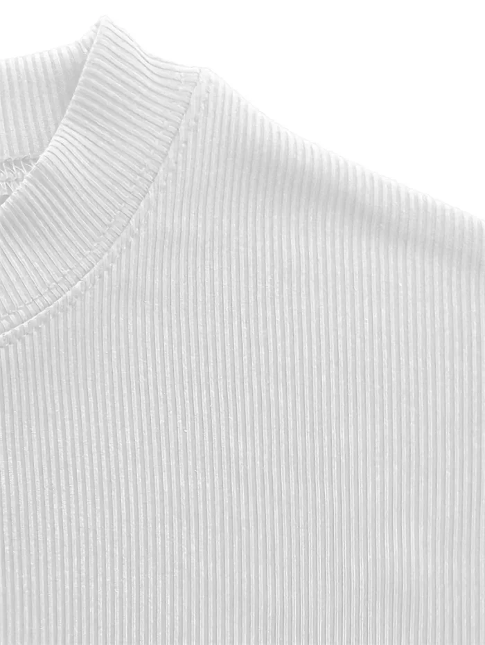 spring summer fashion Men's T-shirt Small high collar stripe shirt short sleeve fitness top leisure sport T-shirt Men sportswear - Image 6