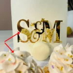 Personalised Name Letters Wedding Cake Topper Custom Family Anniversaire Cake Decorat Wedding Party For Married Couple - Image 2
