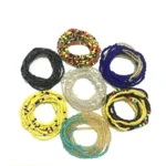 2Pcs/Set New Bohemia Colorful Handmade Beads Waist bracelet Chain Simple Bikini Chain Belly body Chain for Women Beach Jewelry - Image 5