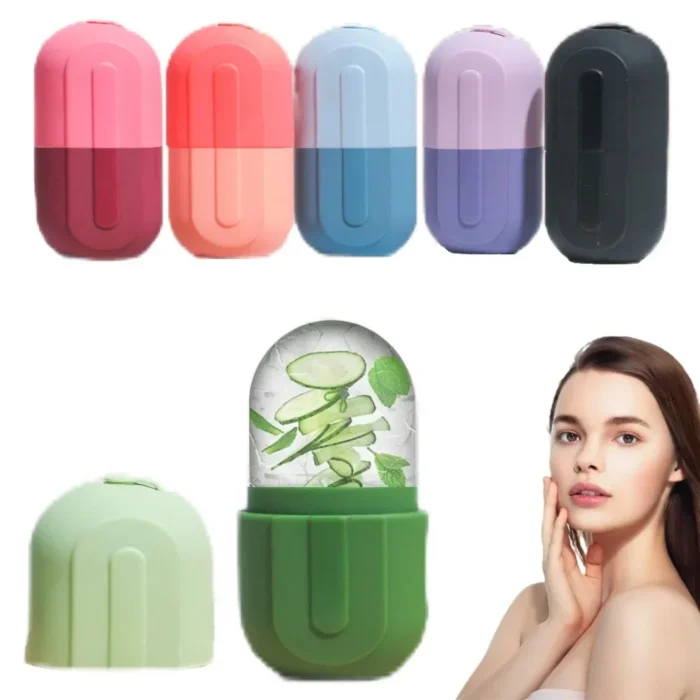 Ice Face Roller Silicone Face Lifting Contouring Tools Ice Cube Trays Ice Globe Balls Eye Facial Massager Beauty Skin Care Tools - Image 1