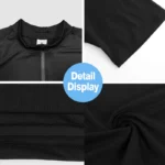 Compression Shirt Men Running Short Sleeve T-shirt Gym Clothes Summer Tight Fitness Polo Shirt Quick Dry Bodybuilding Muscle Tee - Image 5