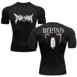 Men's Summer Fitness Gym Sports Running T-Shirt New Hot Selling Anime Jujutsu Kaisen Compression Shirt Short Sleeve S-3XL - Image 3