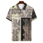 Short Sleeve Money Pattern Men's Fashion Polo T-Shirts Summer Funny US Dollar 3D Printing Street POLO Tops Breathable Casual Tee - Image 3