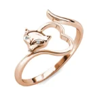 Daisini Luxury Heart Rings for Women Embellished with For Swarovski Crystals Quality Brass Jewelry Bling Accessories
