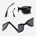 2024 New Square Frame Sunglasses For Women, High-end Light-colored Sunglasses, Summer Sunshade, Retro Sunglasses For Men - Image 5