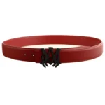 Ch Length Adjustable Men's Solid Color Belt 2025 New Pvc Material Premium Sense Fashion Simple Design Versatile High Quality - Image 4