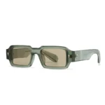 Foreign Trade Cross-Border Popular Sunglasses with Rice Nails European and American Street Photography Ins Popular Model Square - Image 2