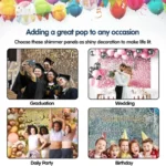 18/24/30/72PCS Shimmer Wall Backdrops Square Sequin Wall Panel Backdrops Party Backdrops for Wedding Anniversary Birthday Decor - Image 5