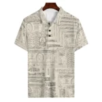 Short Sleeve Money Pattern Men's Fashion Polo T-Shirts Summer Funny US Dollar 3D Printing Street POLO Tops Breathable Casual Tee - Image 2