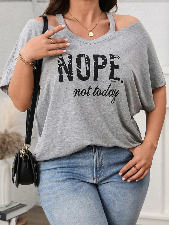 Women s T-shirt Off-Shoulder Short Sleeve Floral Print Blouse for Stylish Summer Outfits and Casual Daily Wear - Image 2