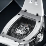 Sapphire Automatic Winding Man Watches Paris Design Tonneau Luxury 316 Stainless Steel Rubber Skeleton - Image 3