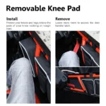 UTV Side Storage Bag Passengerand Driver Side Door Bags Knee Pad For Can Am Maverick X3 Max R RR XMR XDS Turbo DPS 4x4 2017+ - Image 2