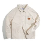 Maden Vintage White Jeans Jacket Retro Work Wear Brand Fashion Coat for Men 13.5 Oz Jeans Coats Pockets Classic Design Natural - Image 6