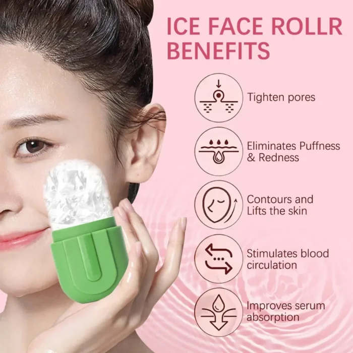 Ice Face Roller Silicone Face Lifting Contouring Tools Ice Cube Trays Ice Globe Balls Eye Facial Massager Beauty Skin Care Tools - Image 2