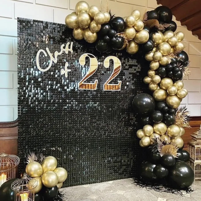 18/24/30/72PCS Shimmer Wall Backdrops Square Sequin Wall Panel Backdrops Party Backdrops for Wedding Anniversary Birthday Decor - Image 4