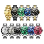 OLEVS 5885 Man Watch Original Brand Waterproof Quartz Watch Stainless Steel Strap Automatic Date Mens Gifts Watches For Man - Image 6