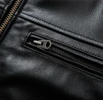 2025 New Top Layer Cowhide Leather Jacket Men Black Stand Collar Short Genuine Leather Coat High Quality Motorcycle Jackets - Image 5