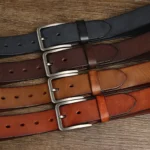 3.8CM Genuine Leather For Men's High Quality Buckle Jeans Cowskin Casual Belts Business Cowboy Waistband Male Fashion Designer - Image 5